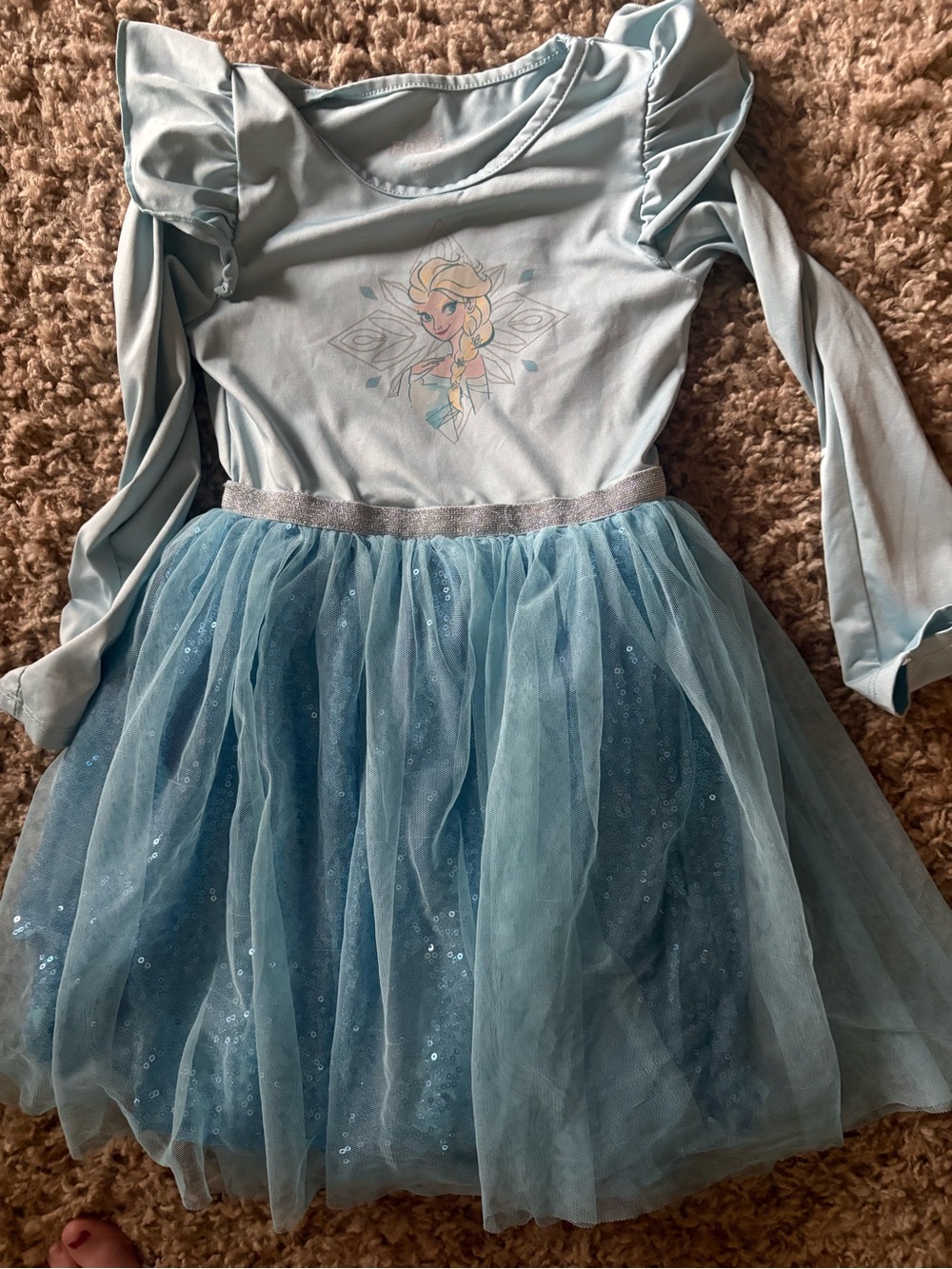 Disney Light Blue Elsa Tulle Tutu Dress